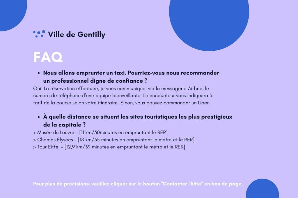 Appartement Cosy Au Calme, Proche De Paris Et Du Rer B ジャンティイ エクステリア 写真
