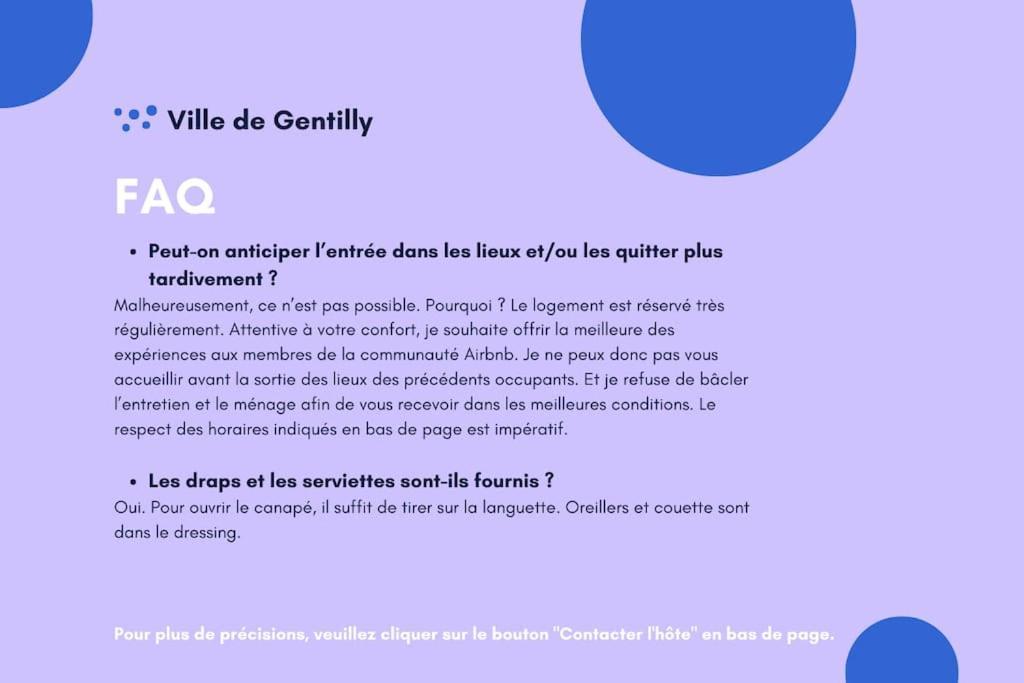 Appartement Cosy Au Calme, Proche De Paris Et Du Rer B ジャンティイ エクステリア 写真